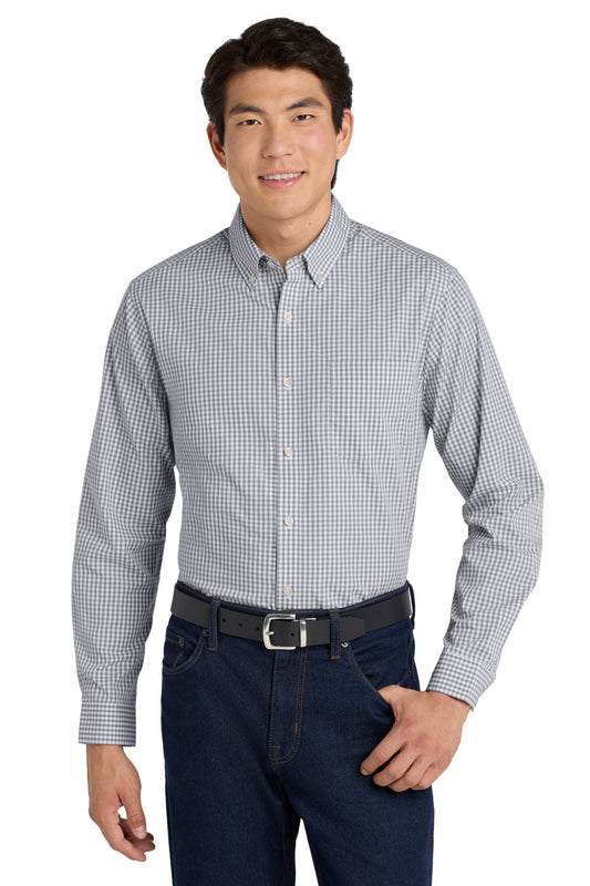 Port Authority ® Broadcloth Gingham Easy Care Shirt