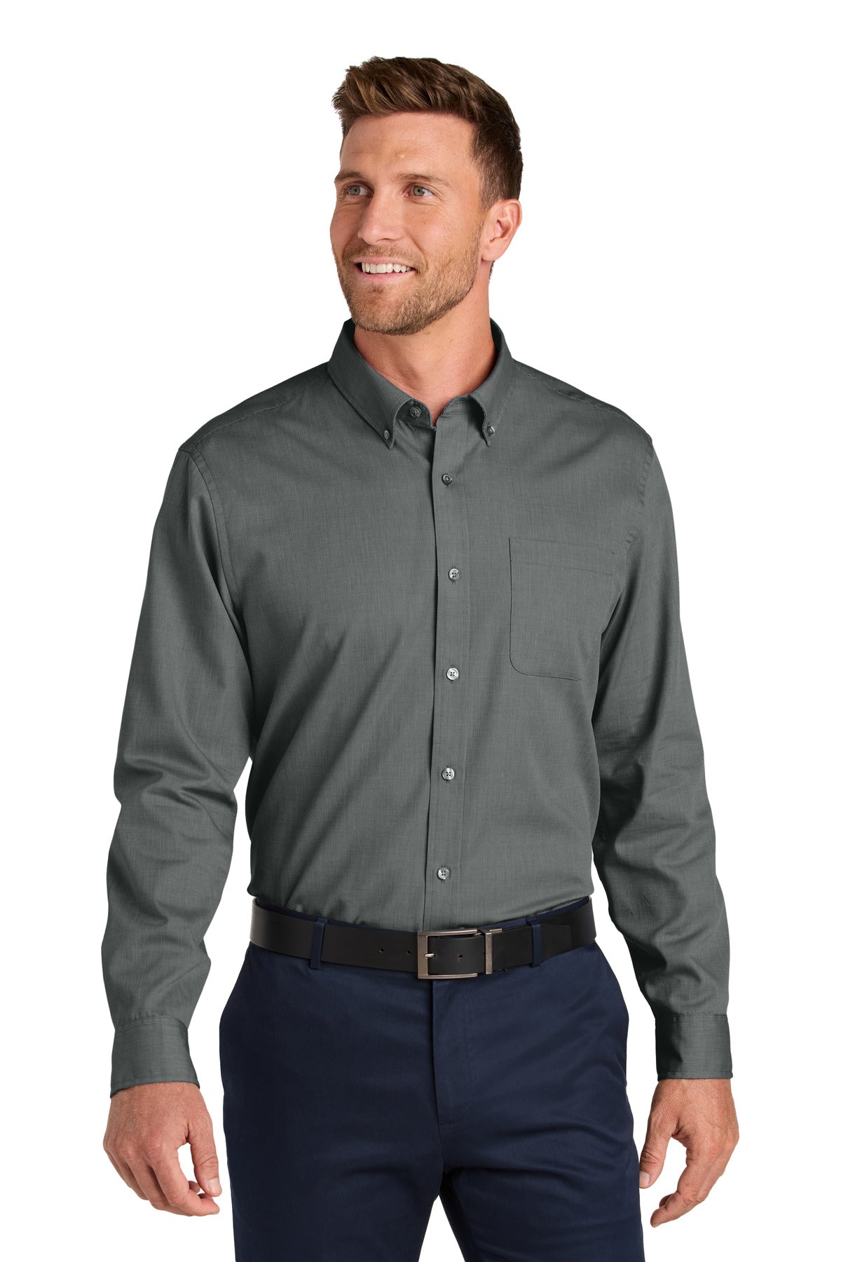 Port Authority? Long Sleeve Nailhead Easy Care Shirt W8