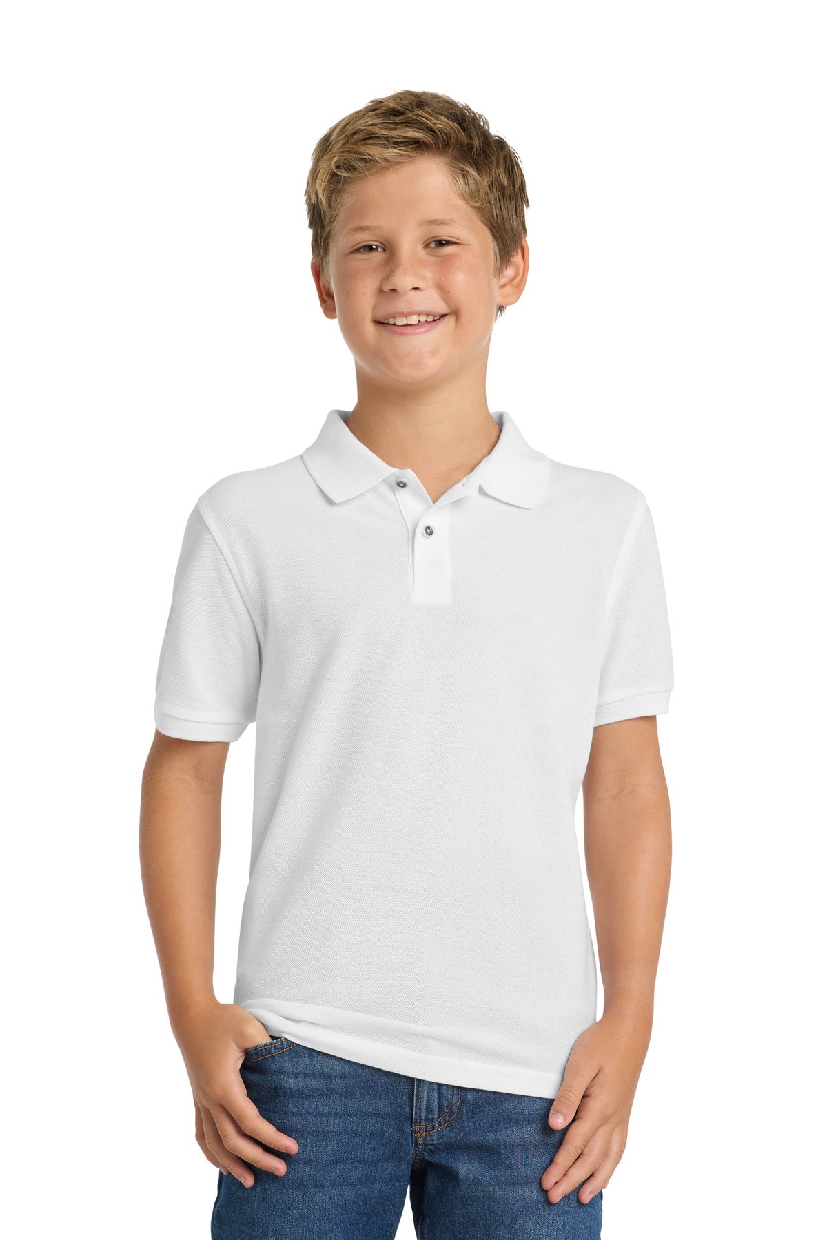 Port Authority® Youth Silk Touch™ Polo