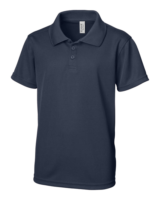 Clique Spin Solution-dyed Performance Pique Youth Polo