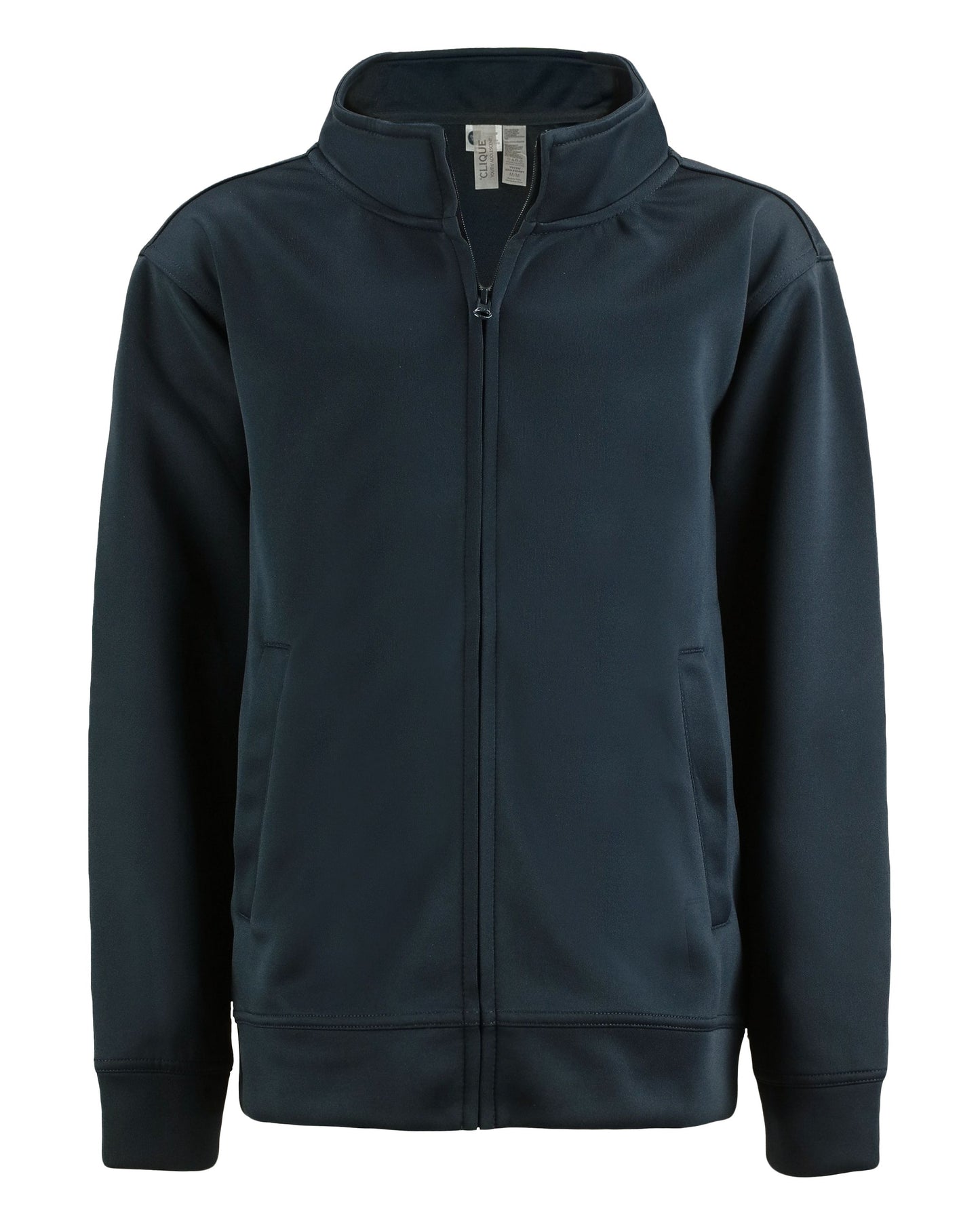 Clique Lift Solution-dyed Performance Youth Full Zip Hooded Sweatshirt