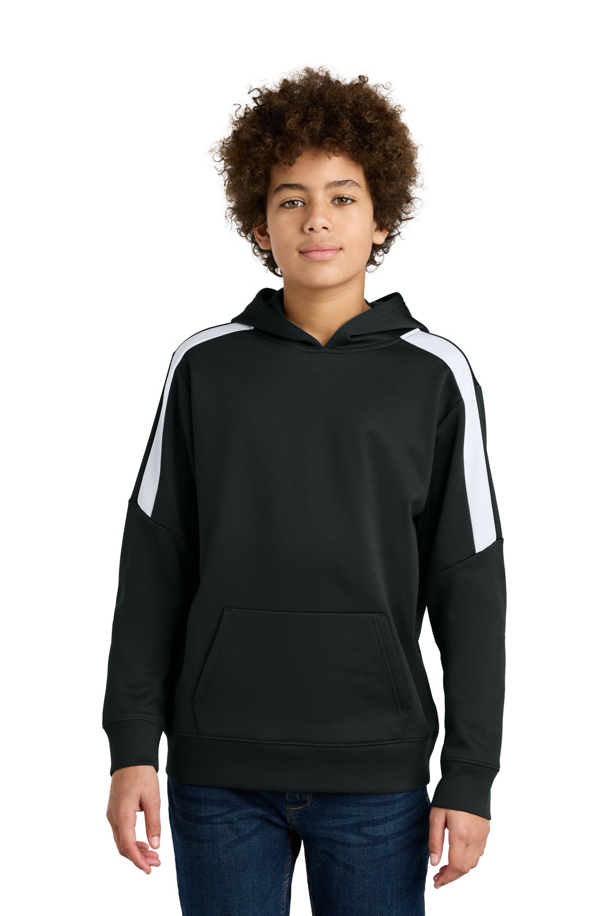 Sport-Tek? Youth Sport-Wick? Fleece United Pullover Hoo