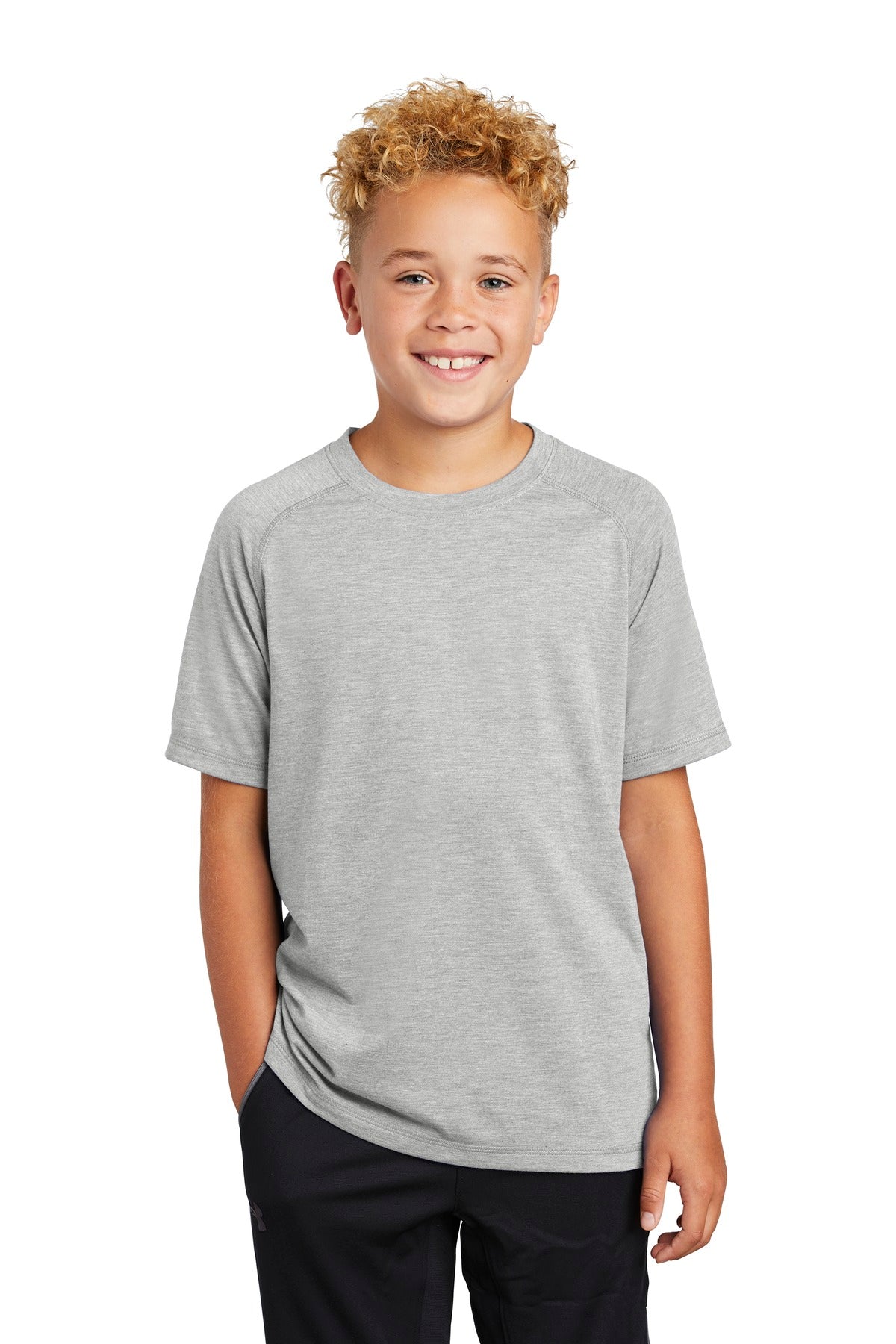 Sport-Tek ? Youth PosiCharge ? Tri-Blend Wicking Raglan