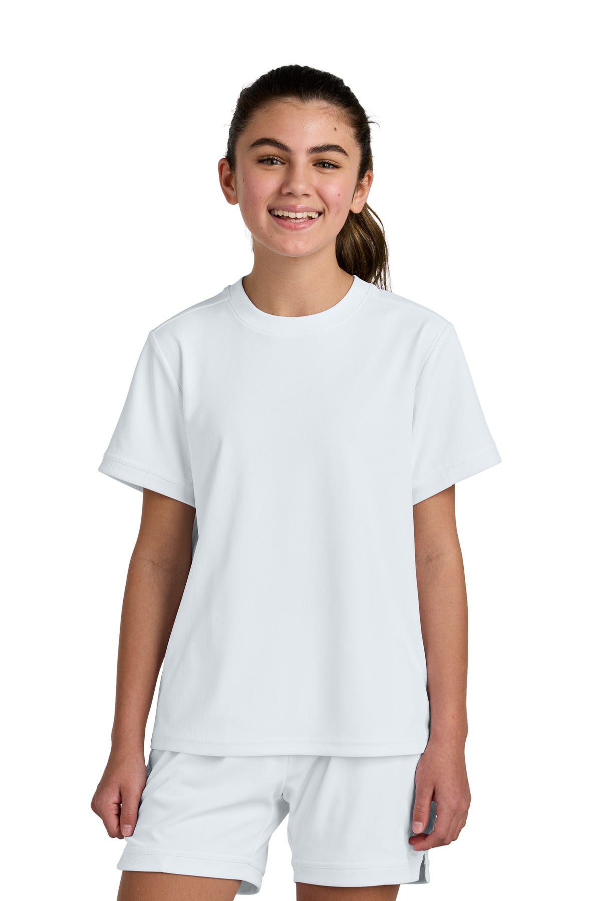 Sport-Tek® Youth Club Short Sleeve Crew