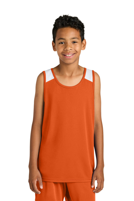 Sport-Tek® Youth Club Track Tank