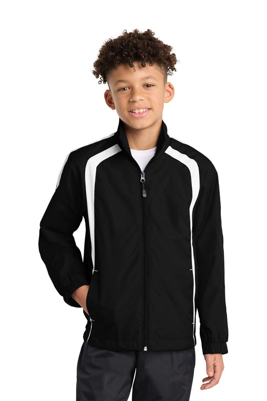 Sport-Tek® Youth Colorblock Raglan Jacket