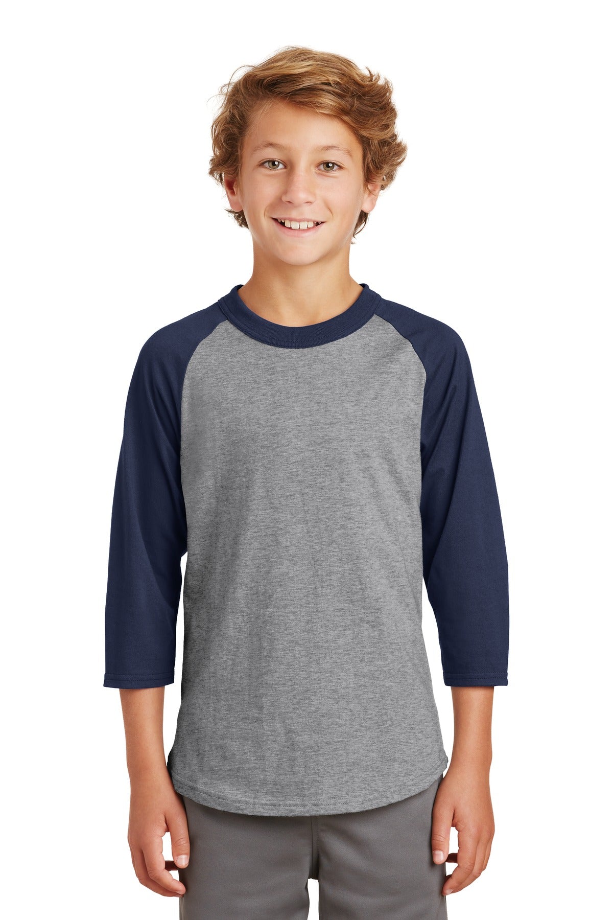 Sport-Tek? Youth Colorblock Raglan Jersey. YT200