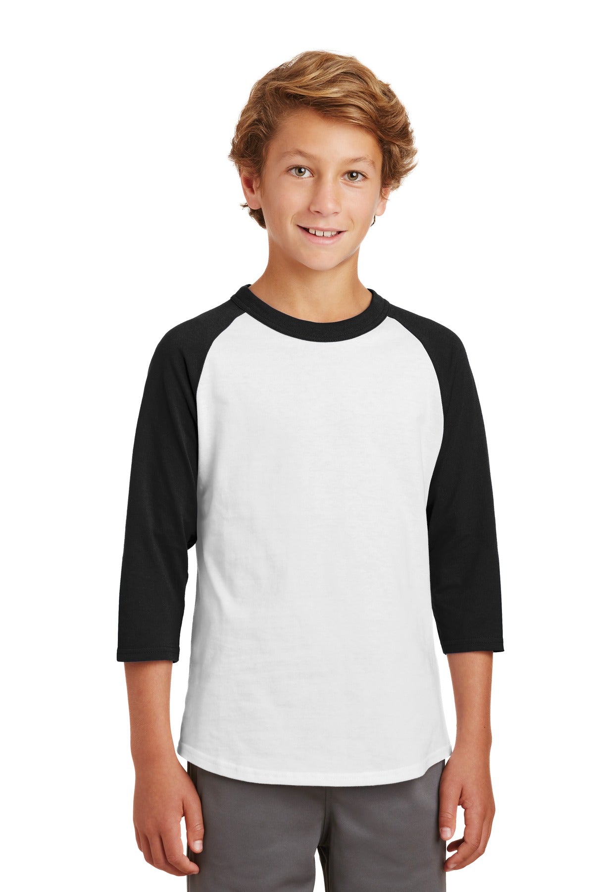 Sport-Tek? Youth Colorblock Raglan Jersey. YT200
