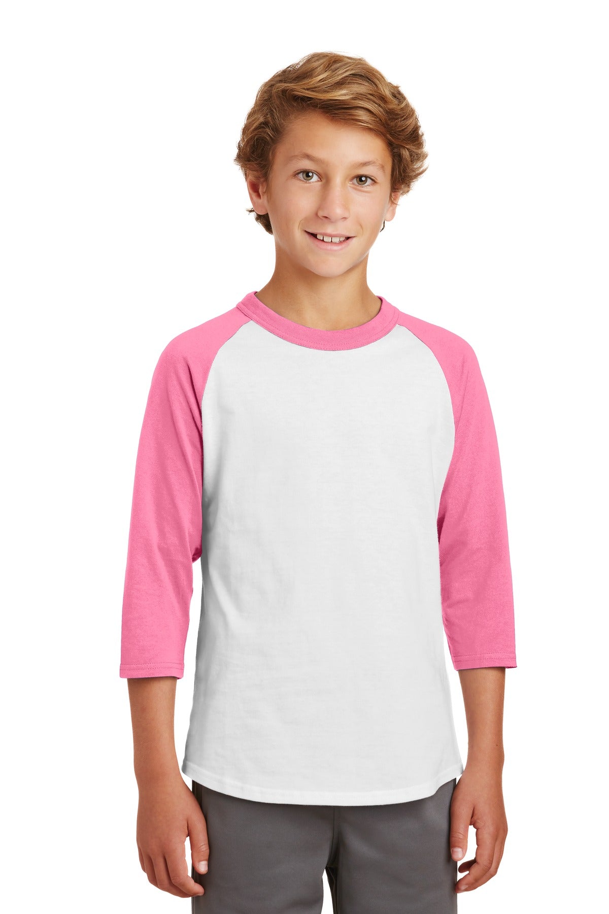 Sport-Tek? Youth Colorblock Raglan Jersey. YT200