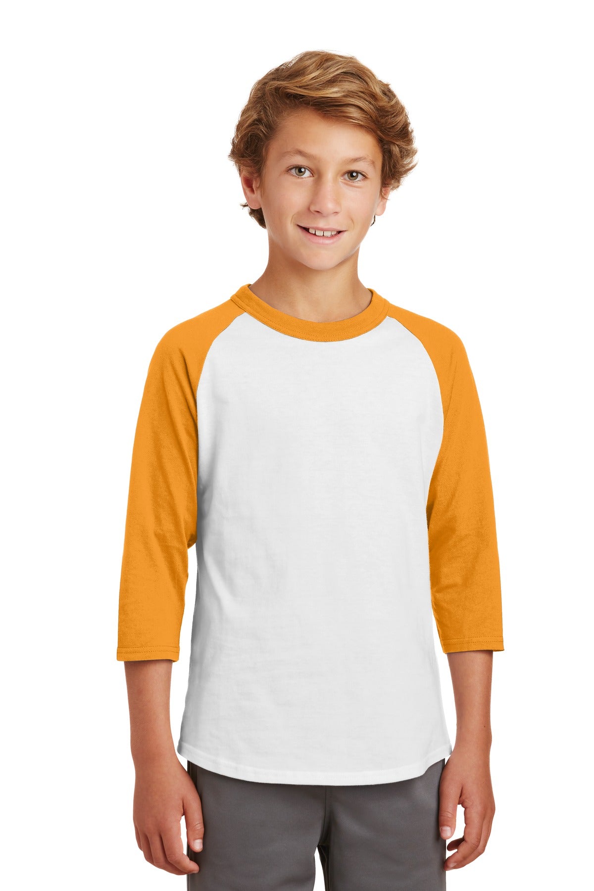 Sport-Tek? Youth Colorblock Raglan Jersey. YT200