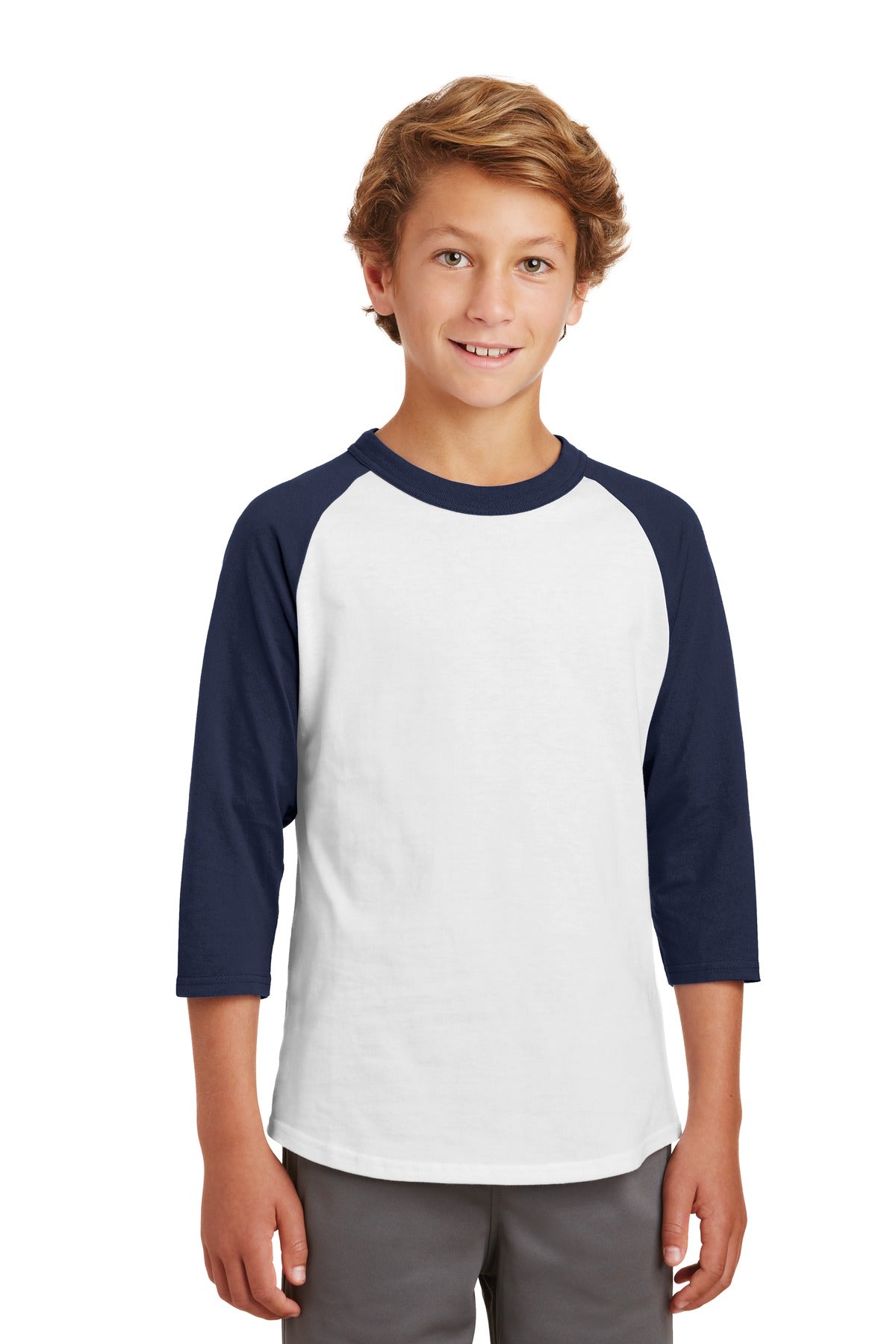 Sport-Tek? Youth Colorblock Raglan Jersey. YT200