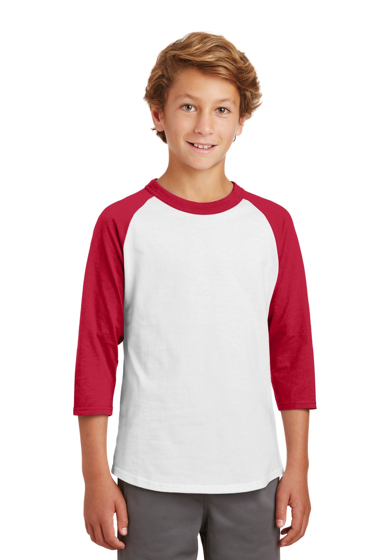 Sport-Tek? Youth Colorblock Raglan Jersey. YT200