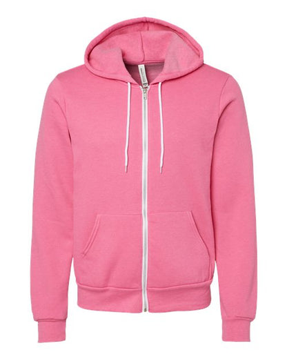 Unisex Sponge Fleece Full-Zip Hoodie Sweatshirt