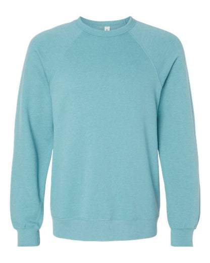 Unisex Sponge Fleece Raglan Crewneck Sweatshirt