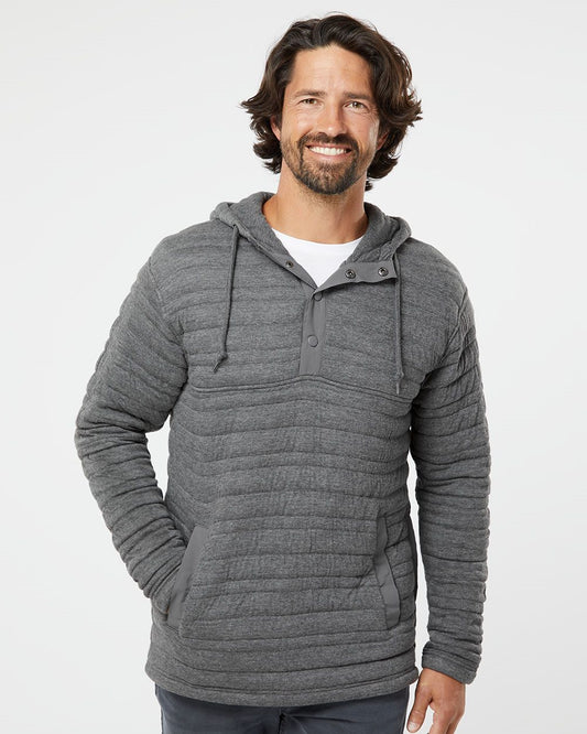 J. America Horizon Quilted Anorak Hooded Pullover - 8897