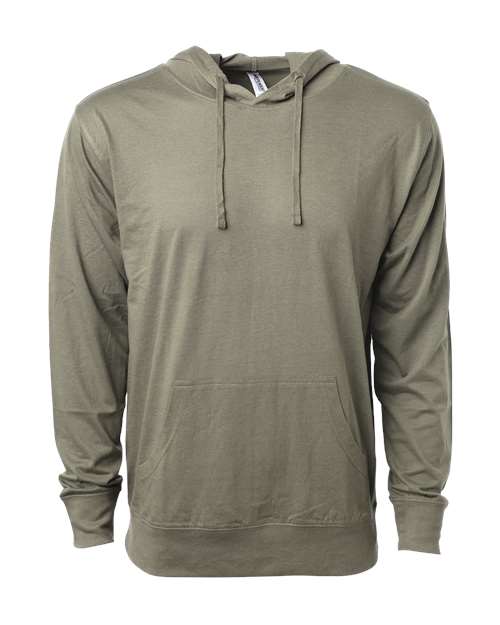 Unisex Lightweight Hooded Pullover T-Shirt