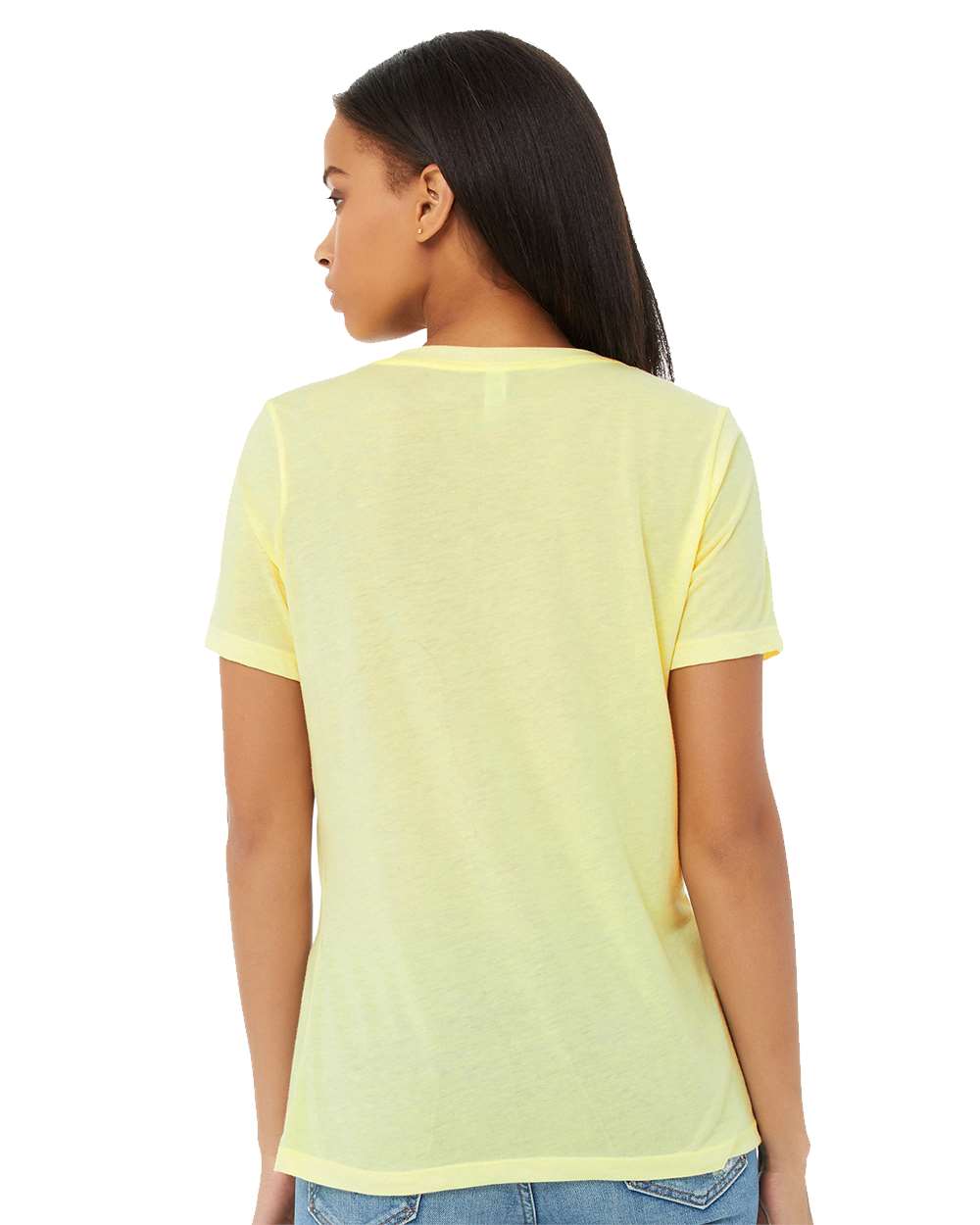 BELLA + CANVAS Women's Relaxed Triblend Short Sleeve V-Neck Tee - 6415