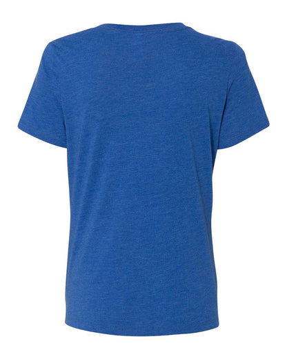 BELLA + CANVAS Women's Relaxed Triblend Short Sleeve V-Neck Tee - 6415