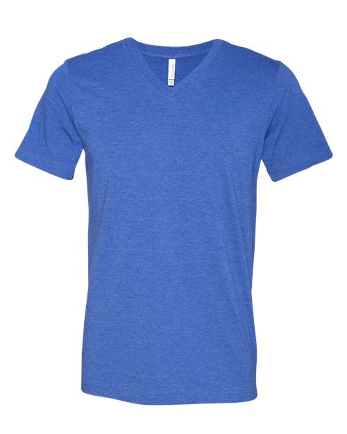 Unisex Heather CVC V-Neck Tee