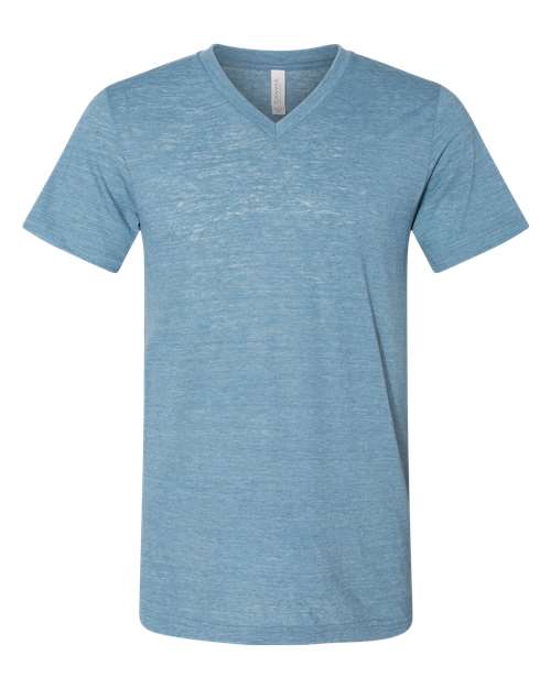 Unisex Textured Jersey V-Neck Tee