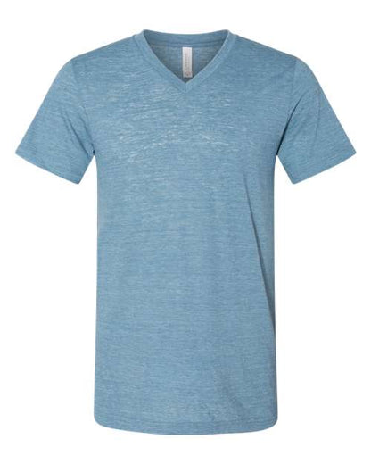 Unisex Textured Jersey V-Neck Tee