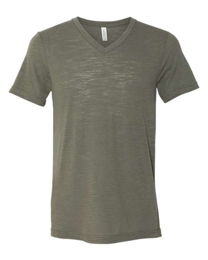 Unisex Textured Jersey V-Neck Tee