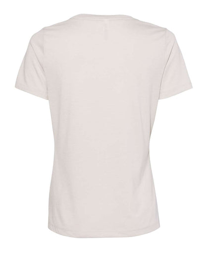 BELLA + CANVAS Women's Relaxed Heather CVC V-Neck Tee - 6405CVC