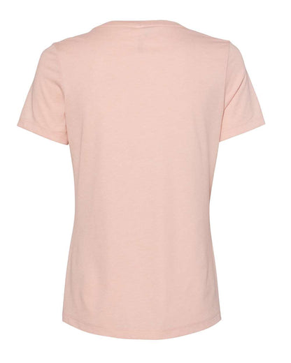 BELLA + CANVAS Women's Relaxed Heather CVC V-Neck Tee - 6405CVC