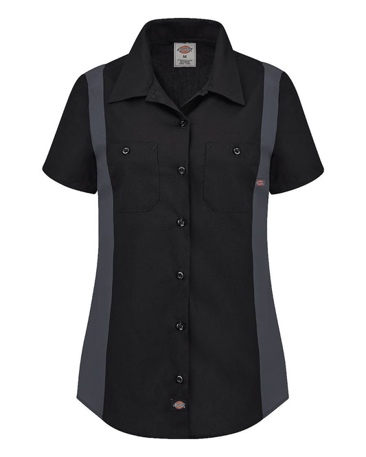 Dickies Women's Short Sleeve Industrial Colorblocked Shirt - L24S