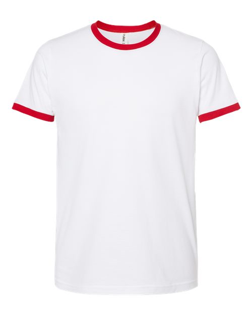 Unisex Fine Jersey Ringer T-Shirt