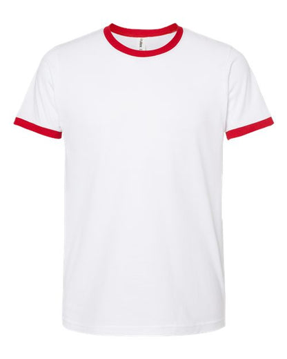 Unisex Fine Jersey Ringer T-Shirt