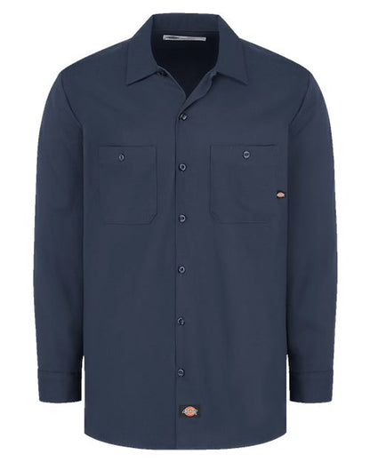Men's Industrial Cotton Long Sleeve Work Shirt