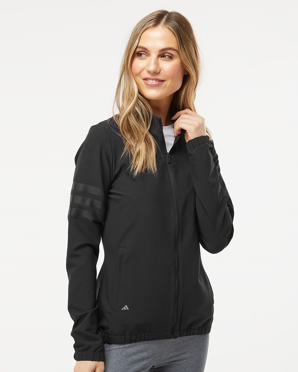 Adidas Women's 3-Stripes Full-Zip Jacket - A268