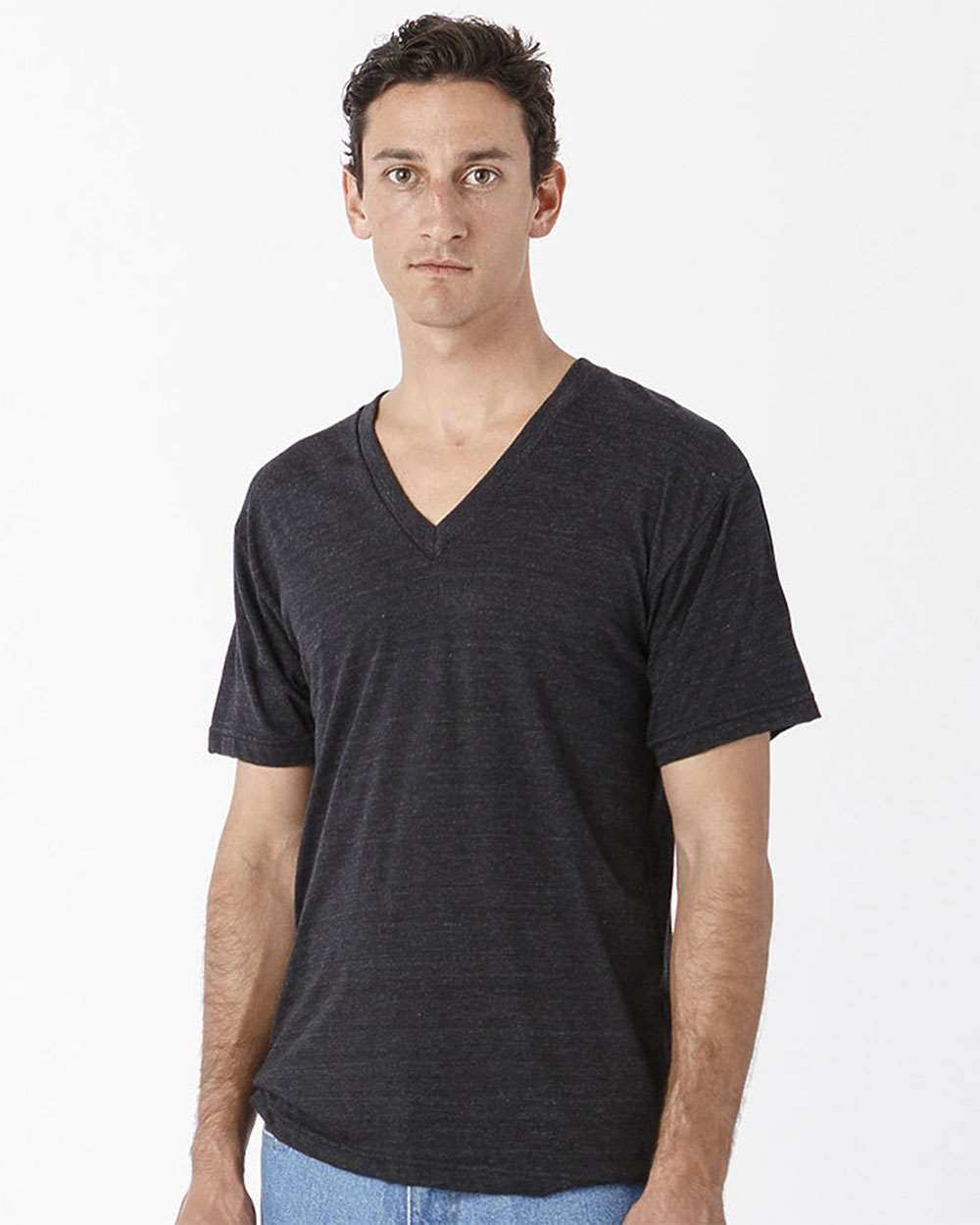Los Angeles Apparel USA-Made Unisex Triblend V-Neck T-Shirt - TR61