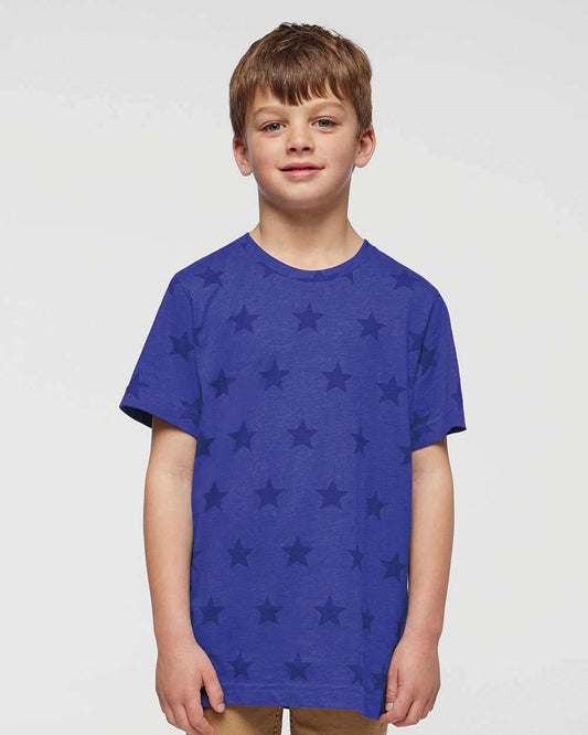 Code Five Youth Star Print Tee - 2229