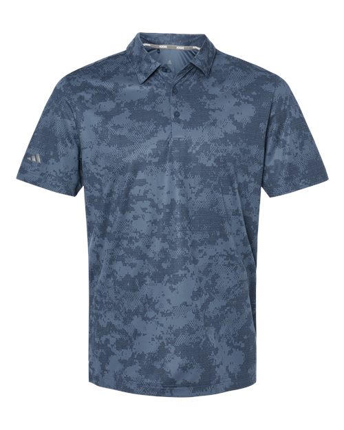 Men's All Over Camo Print Polo