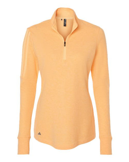 Women's 3-Stripes Quarter-Zip Sweater Pullover