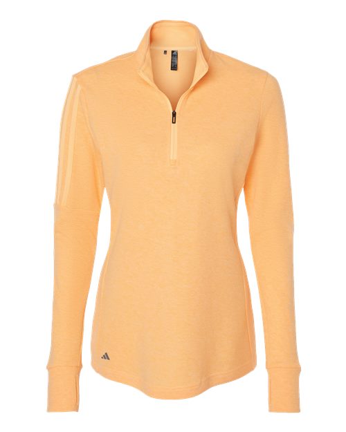 Women's 3-Stripes Quarter-Zip Sweater Pullover