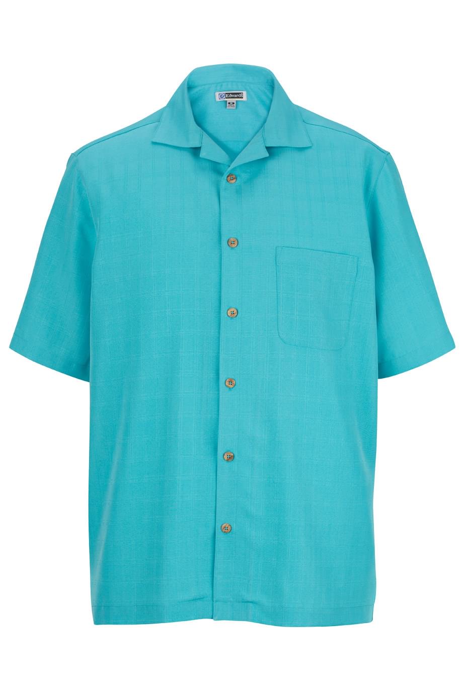 Jacquard Batiste Camp Shirt - 1030