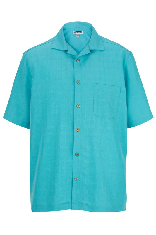 Jacquard Batiste Camp Shirt - 1030
