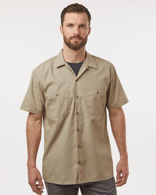 Dickies Industrial Short Sleeve Work Shirt - Tall Sizes - S535T