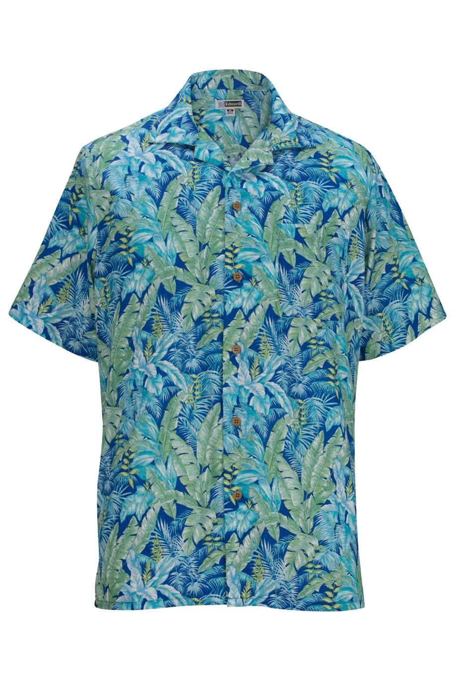 Tropical Leaf Camp Shirt - 1032
