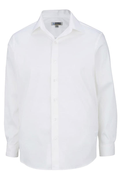 Stretch Broadcloth Long Sleeve Mens Shirt - 1033