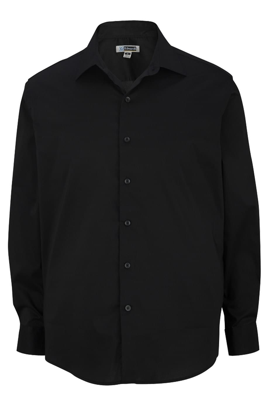 Stretch Broadcloth Long Sleeve Mens Shirt - 1033