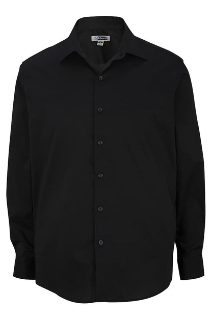 Stretch Broadcloth Long Sleeve Mens Shirt - 1033