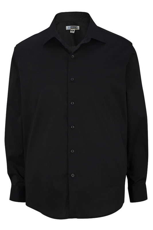 Stretch Broadcloth Long Sleeve Mens Shirt - 1033