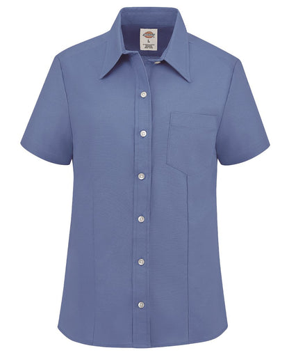 Dickies Women's Short Sleeve Stretch Oxford Shirt - S254