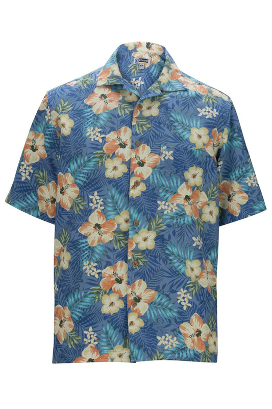 Hibiscus Multi-Color Camp Shirt - 1035