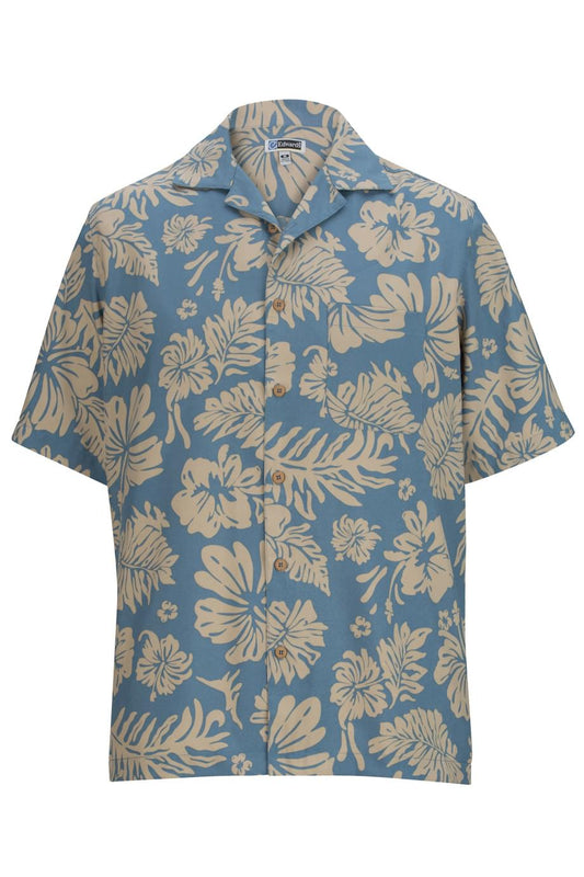 Hibiscus 2-Color Camp Shirt - 1036