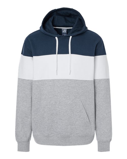 Men's Varsity Fleece Colorblocked Hooded Sweatshirt